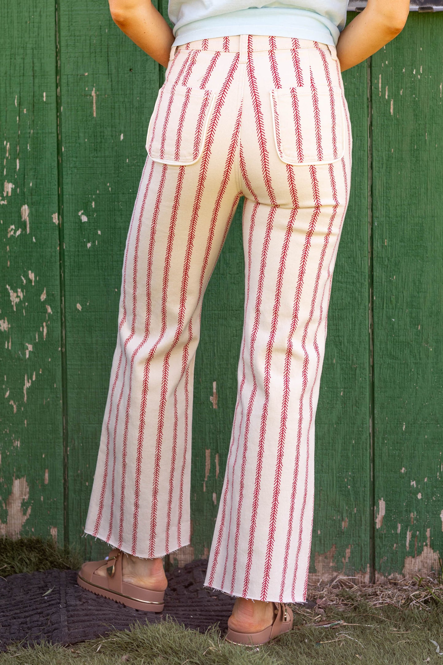 Baseball Denim Pants