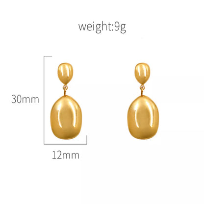 18K Gold-Plated Drop Earrings