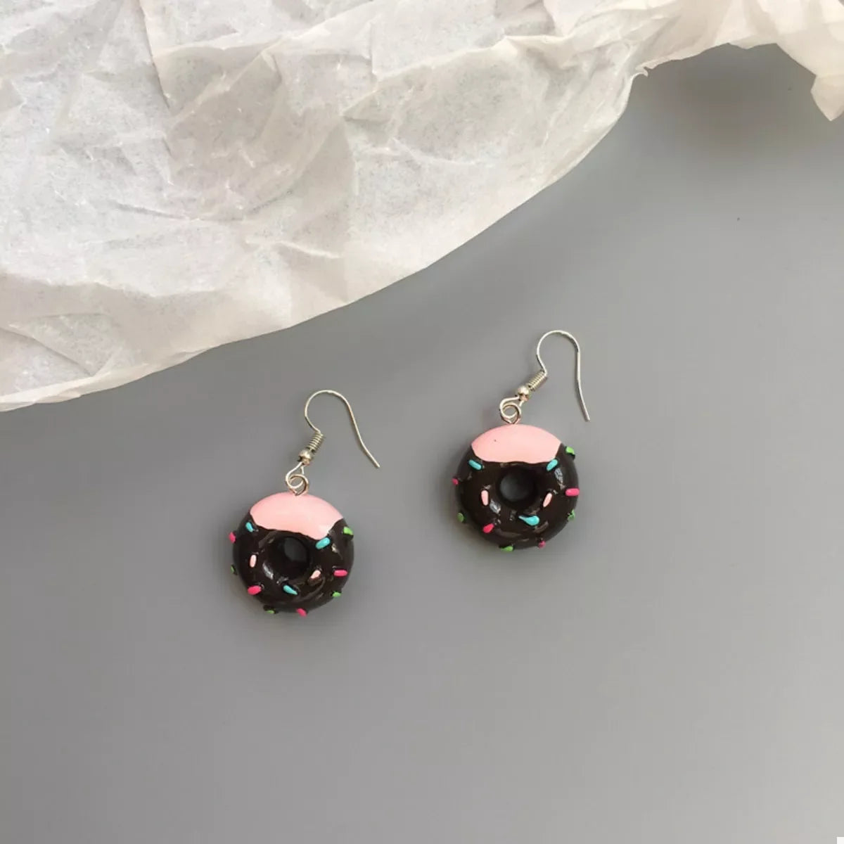 Donut Dangle Earrings