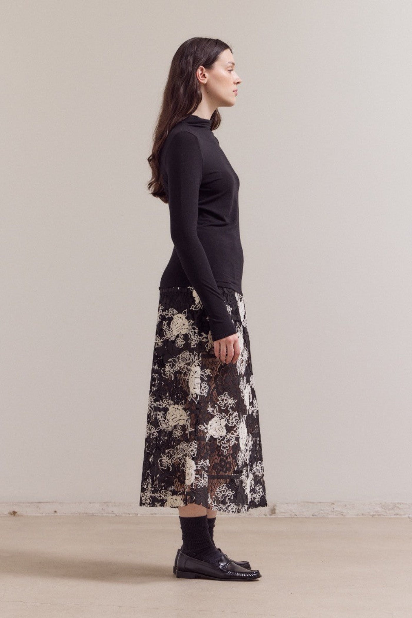 DANIELA MOCK NECK TOP