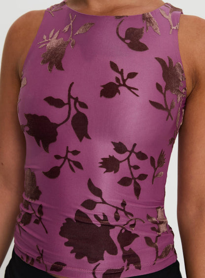 Angelical Top Purple