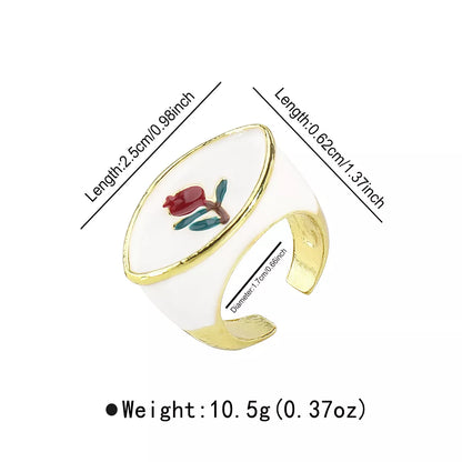 18K Gold-Plated Open Ring