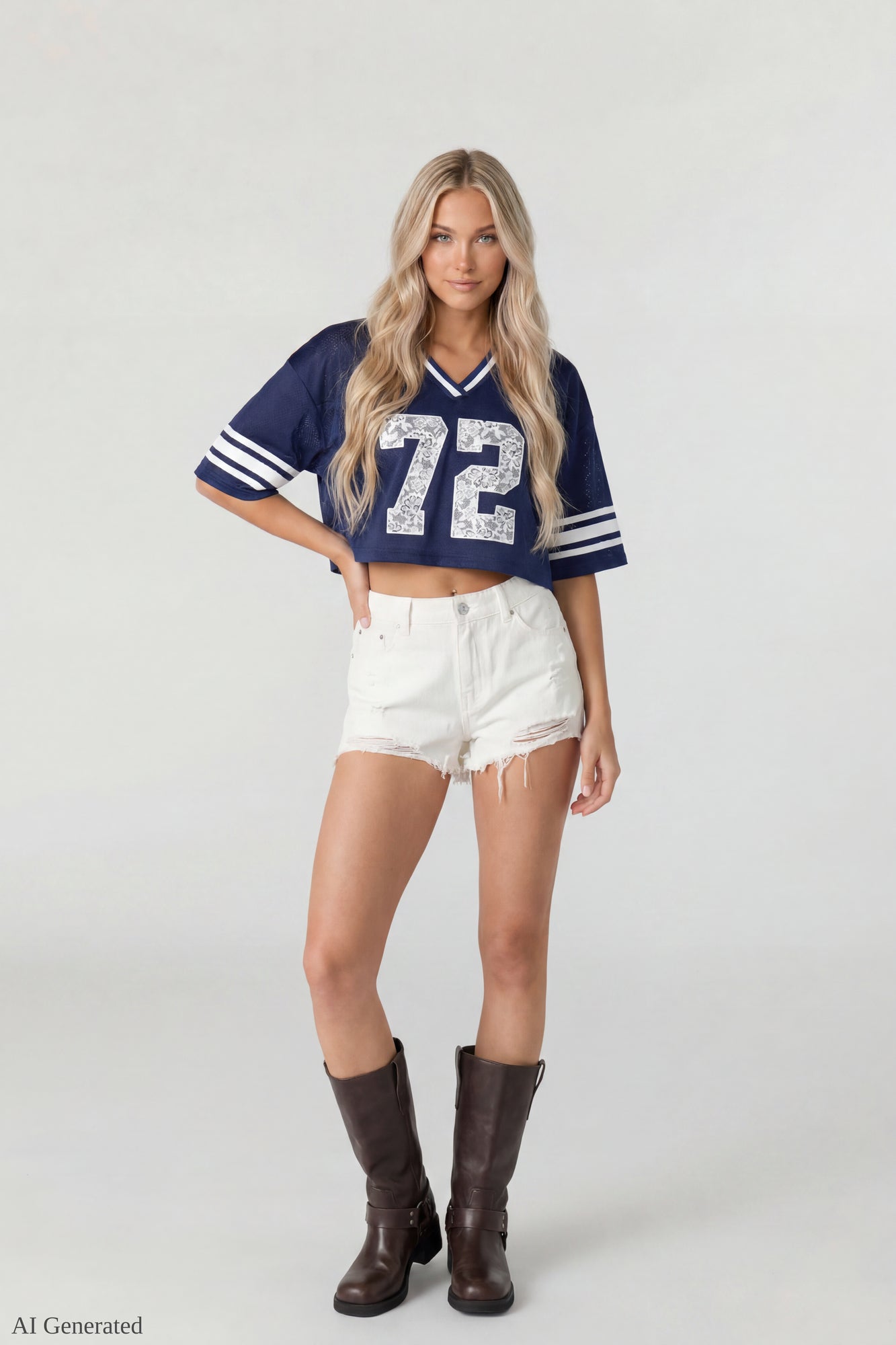 Mesh Cropped Jersey