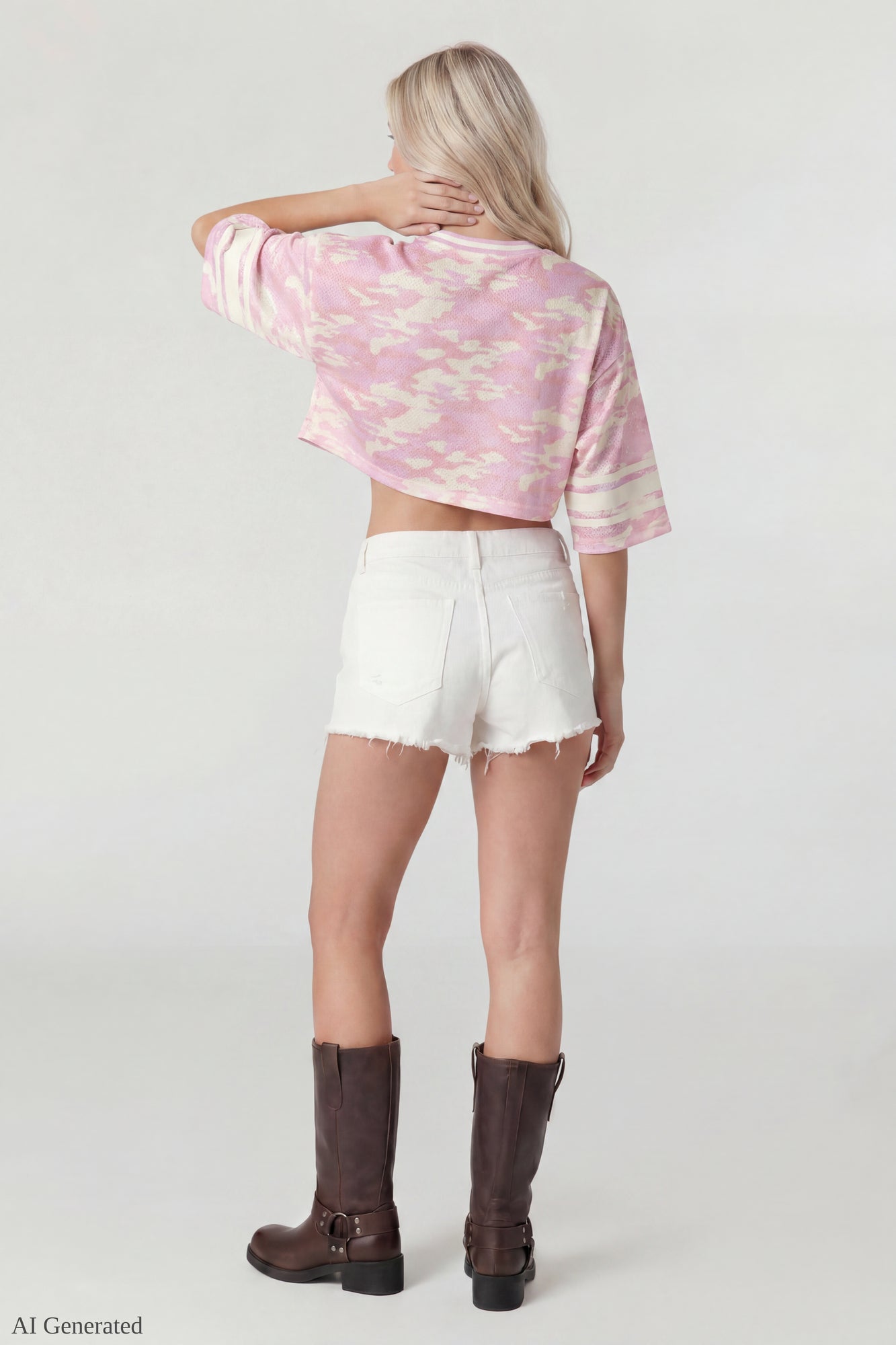 Mesh Cropped Jersey