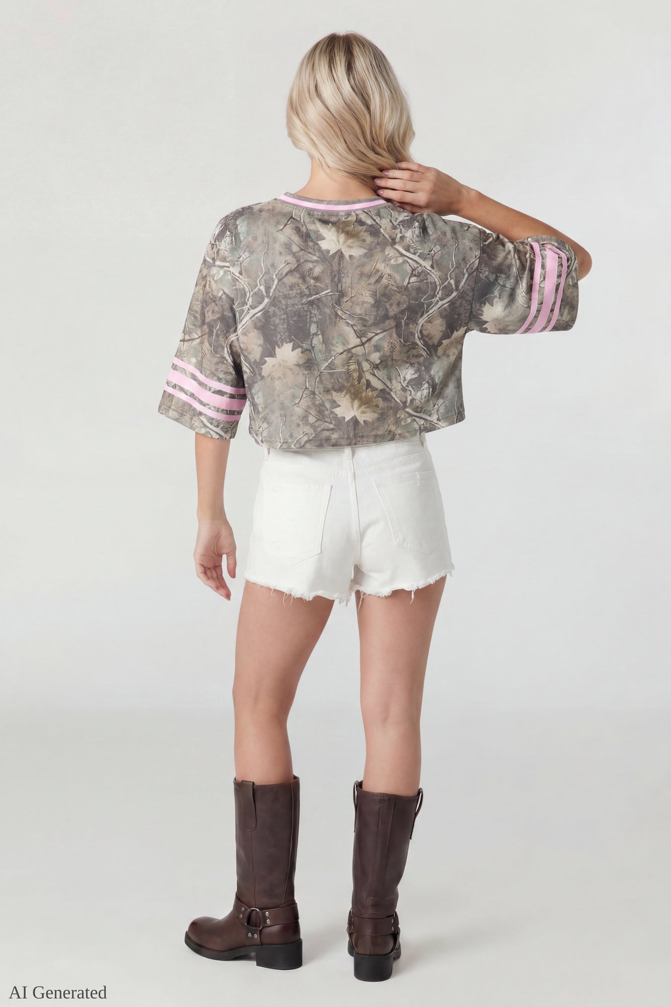 Mesh Cropped Jersey