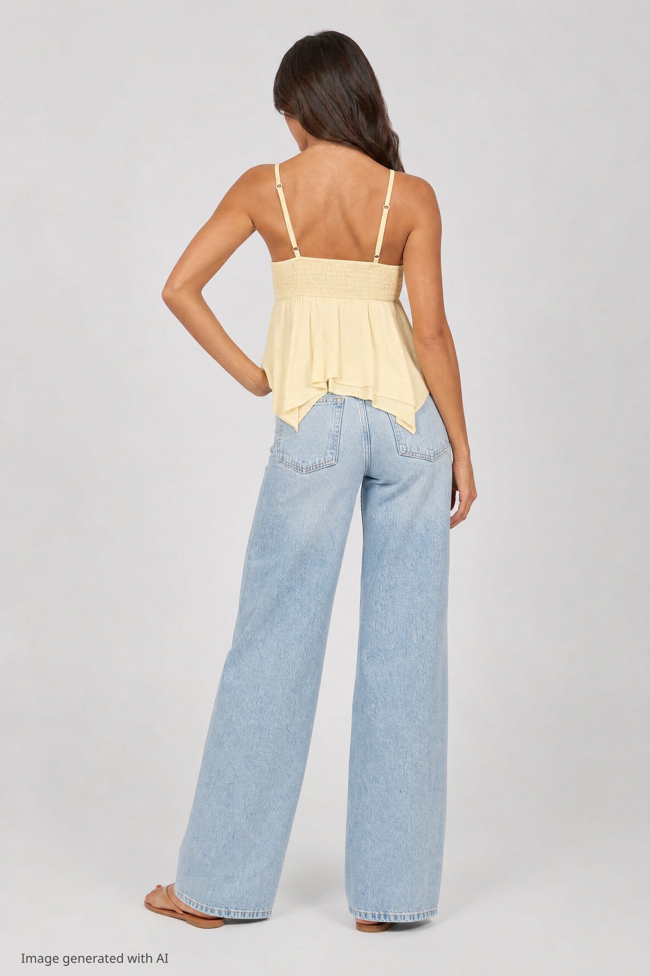 Surplice Babydoll Tank