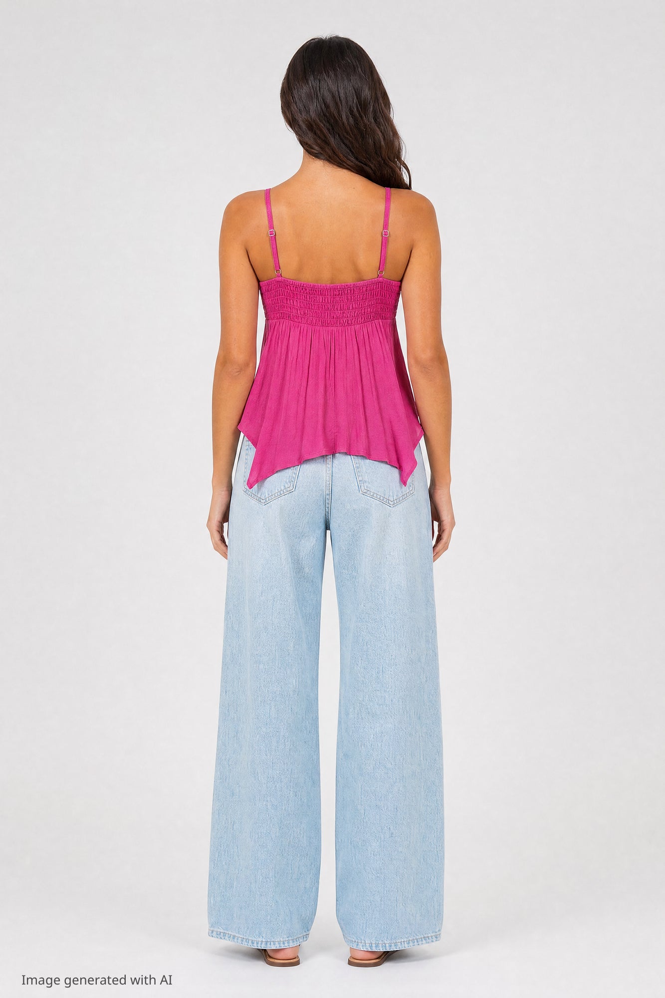 Surplice Babydoll Tank