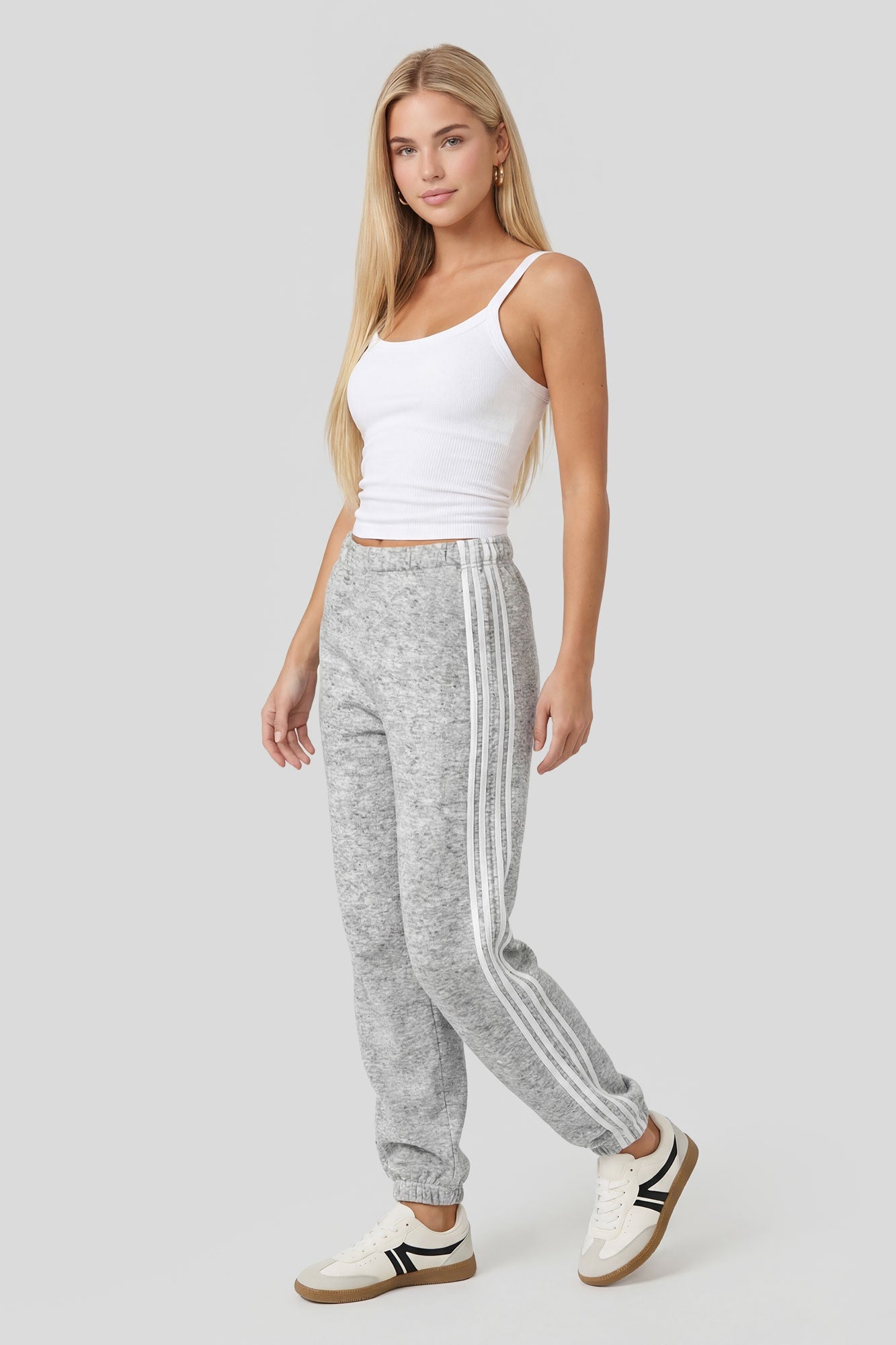 Striped Side Fleece Jogger