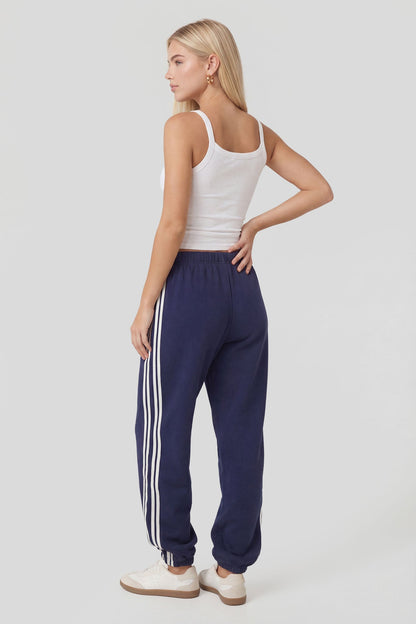 Striped Side Fleece Jogger