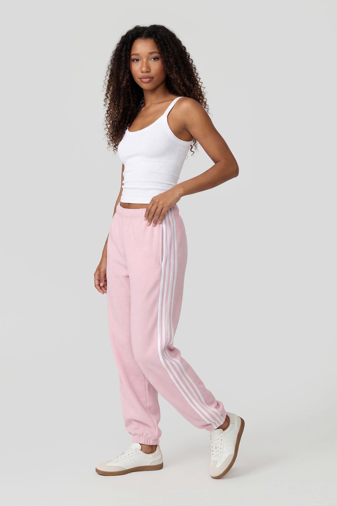 Striped Side Fleece Jogger
