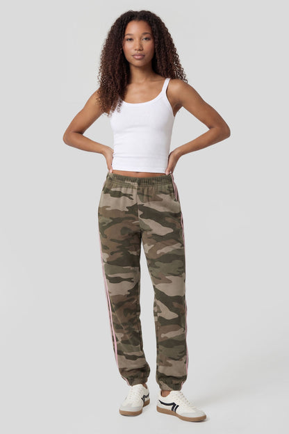 Striped Side Fleece Jogger