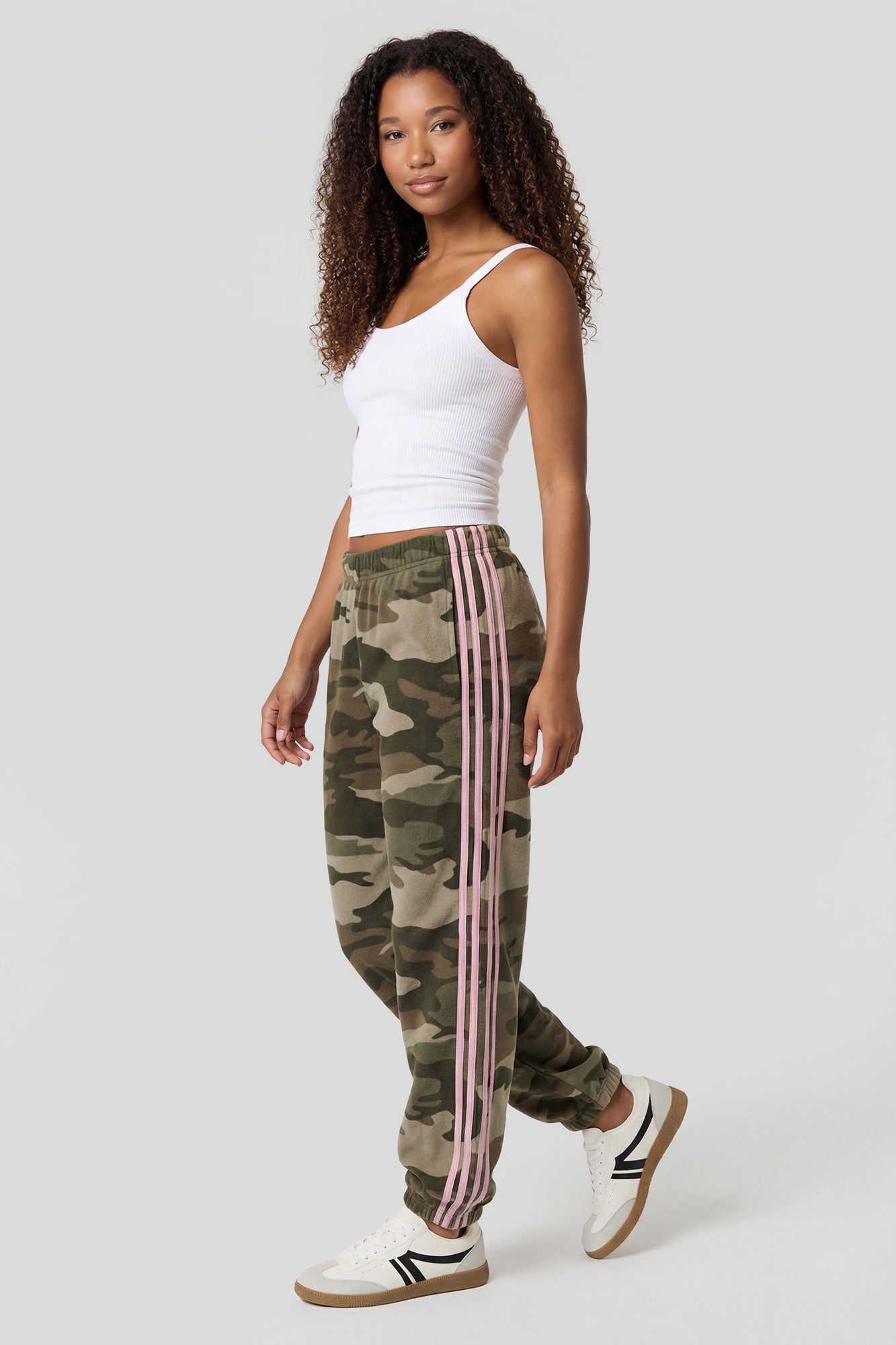 Striped Side Fleece Jogger