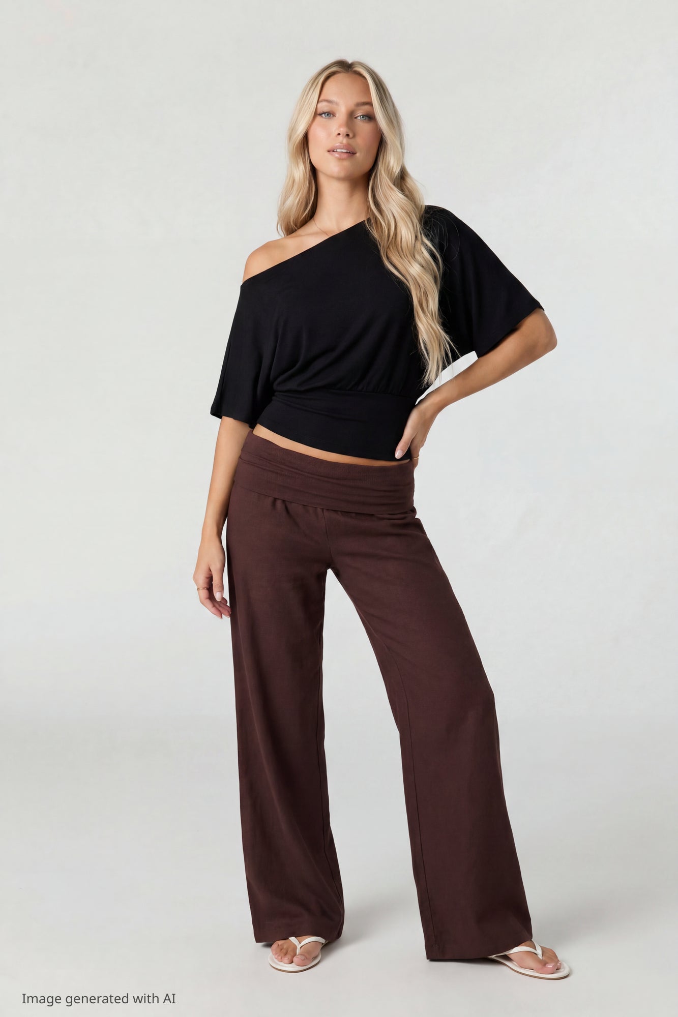 Off Shoulder Cinched Top