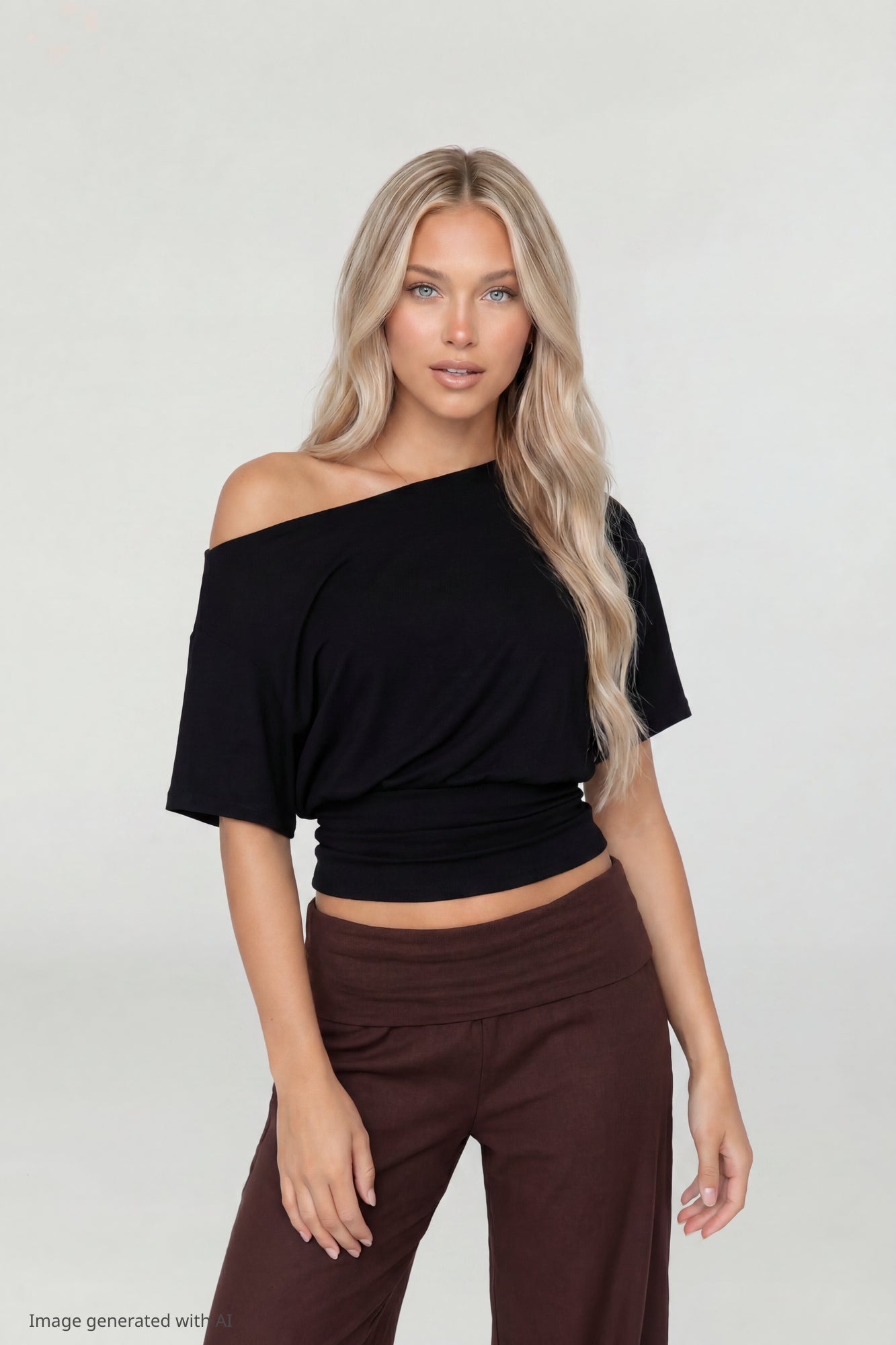 Off Shoulder Cinched Top