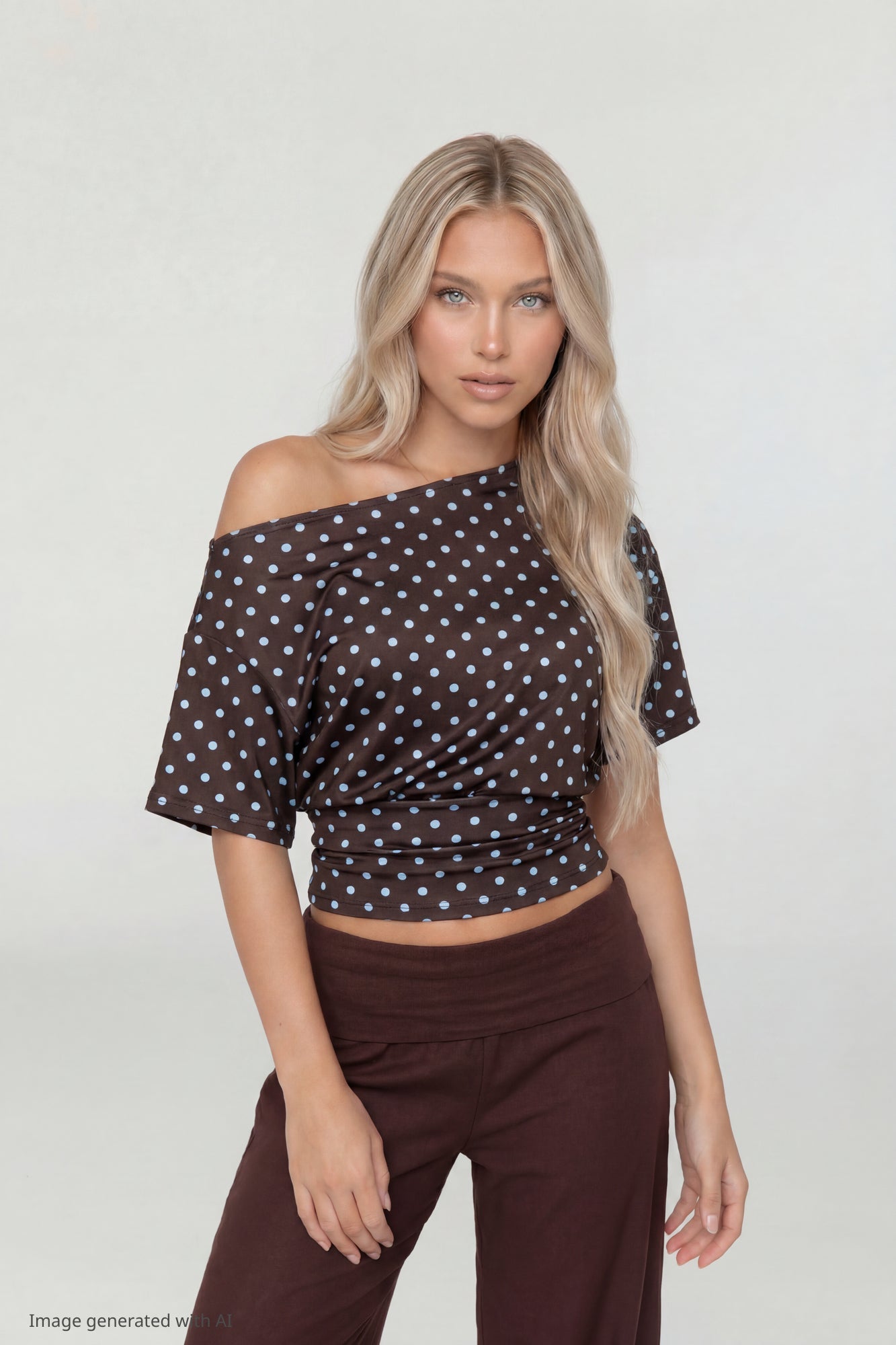 Off Shoulder Cinched Top