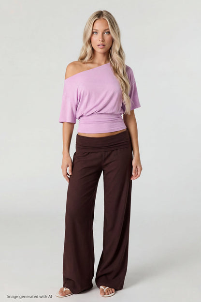 Off Shoulder Cinched Top