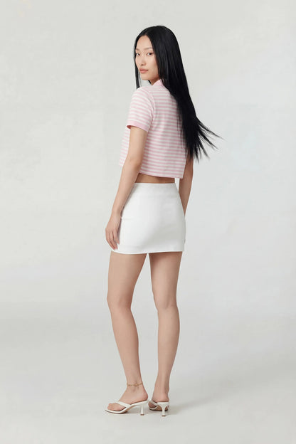 Embroidered Boxy Polo
