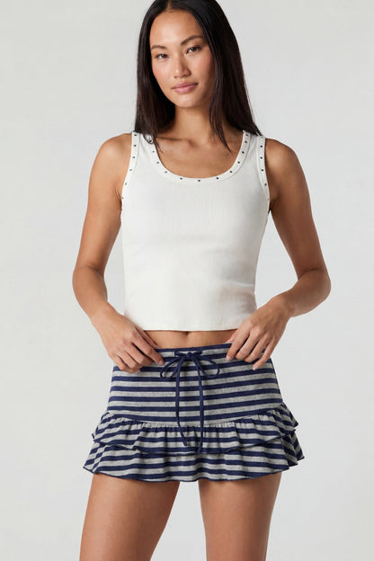 Ruffle Mini Skirt