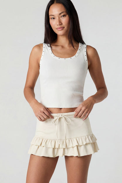 Ruffle Mini Skirt
