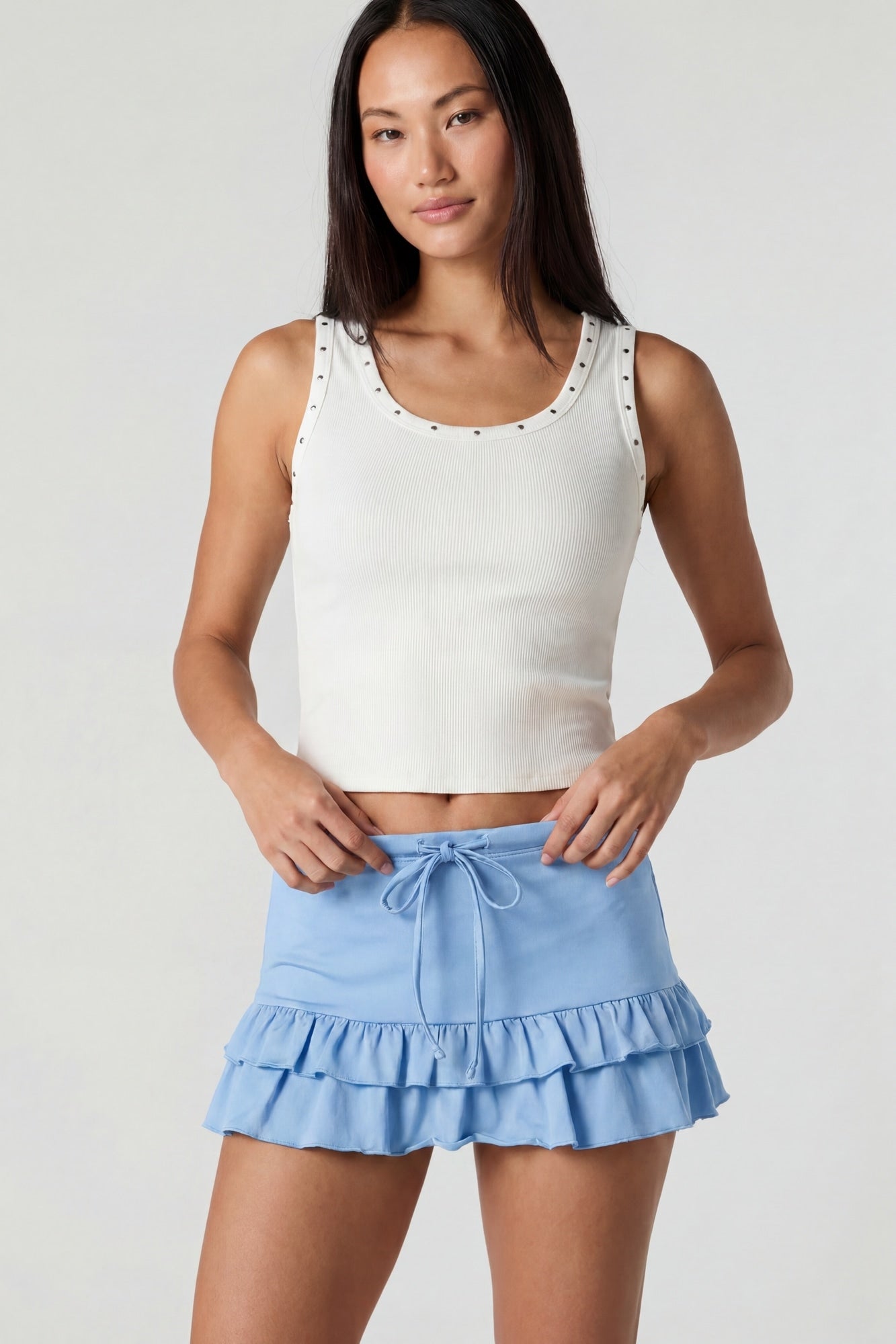 Ruffle Mini Skirt