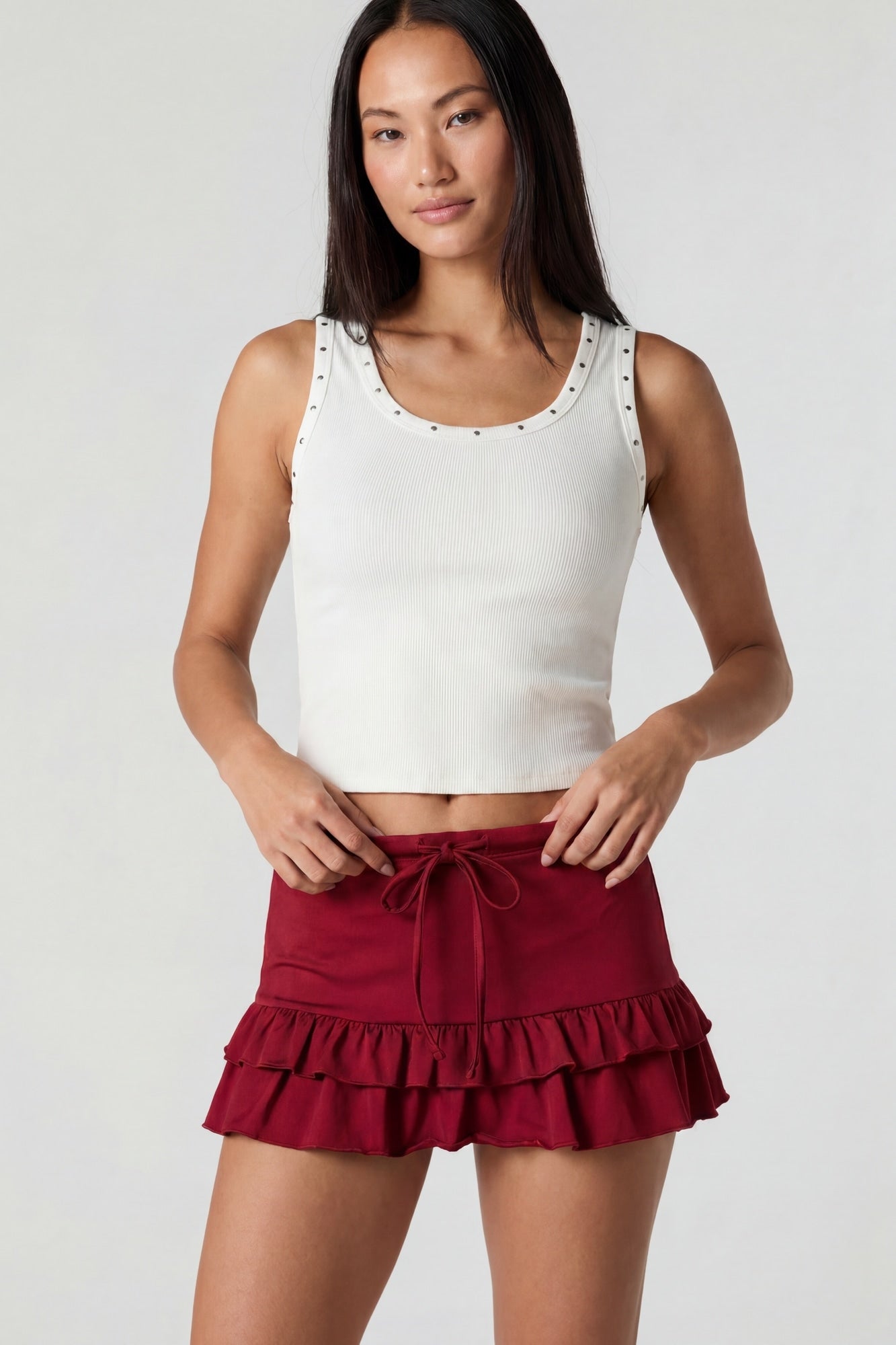 Ruffle Mini Skirt
