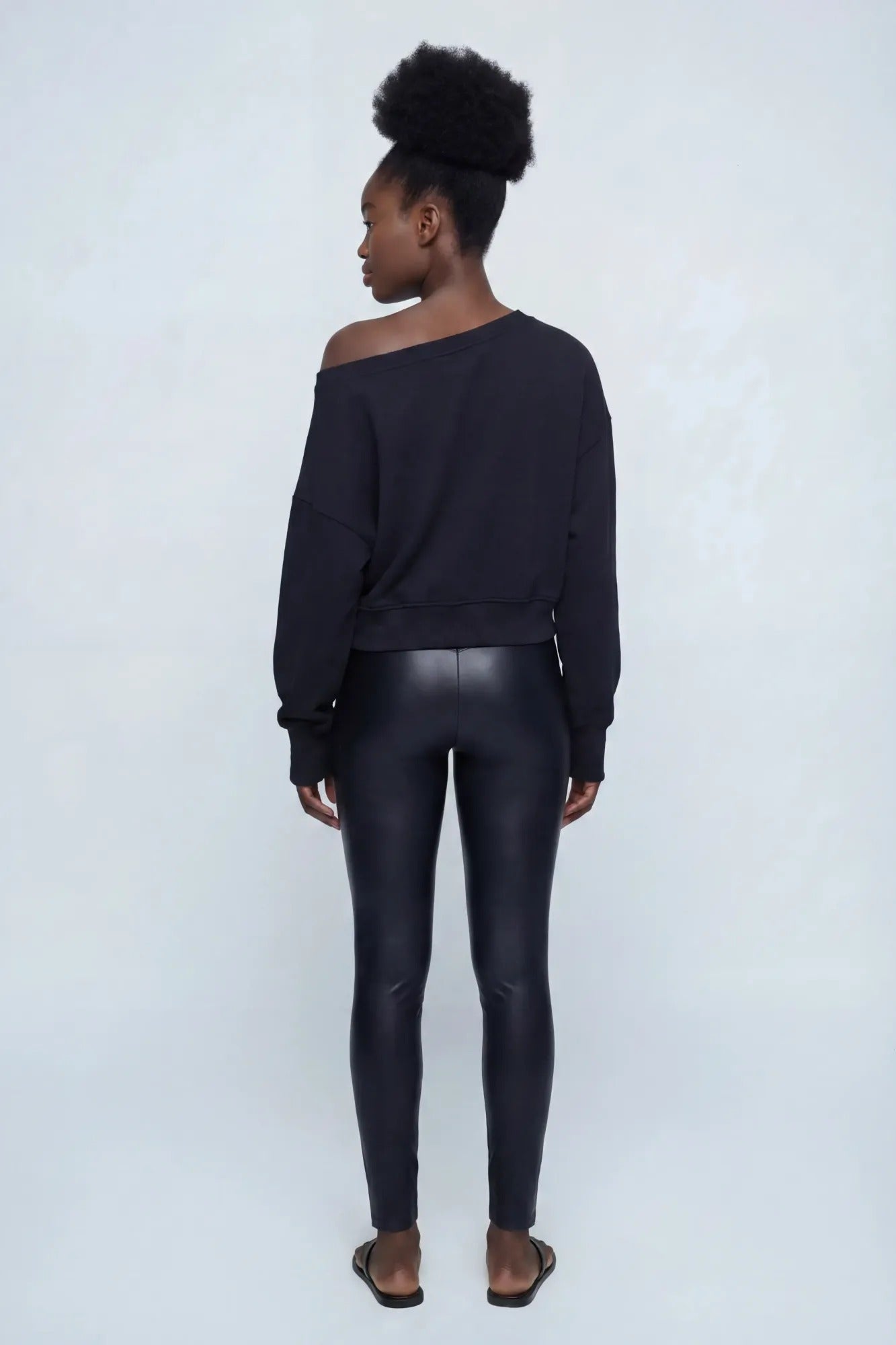 Faux Leather Legging
