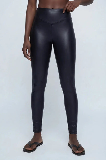 Faux Leather Legging