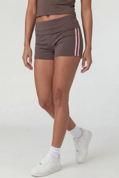 Foldover Waist Shortie