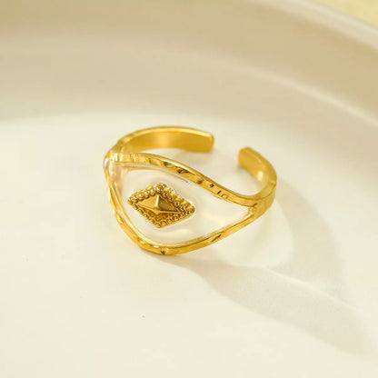 18K Gold-Plated Adjustable Open Ring
