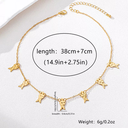 18K Gold-Plated Fish Charm Necklace