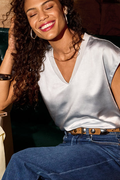 Brett Studded Suede Belt
