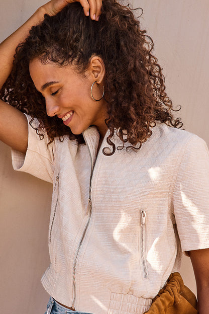 Billie Textured Bomber