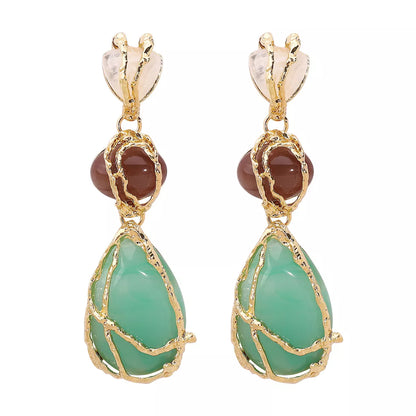 18K Gold-Plated Teardrop Earrings