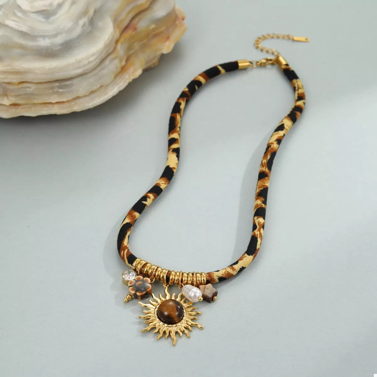 Leopard 18K Gold-Plated Necklace