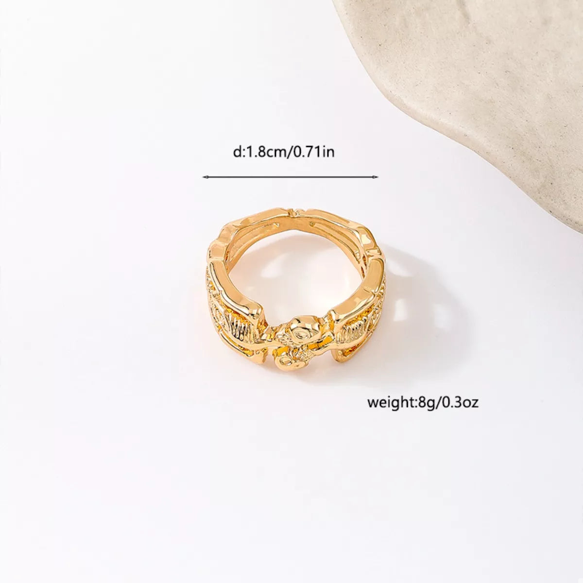 Halloween Skull Alloy Ring