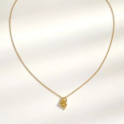 18K Gold-Plated Pendant Necklace