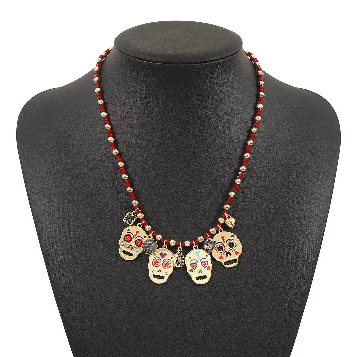 18K Gold-Plated Halloween Charm Necklace