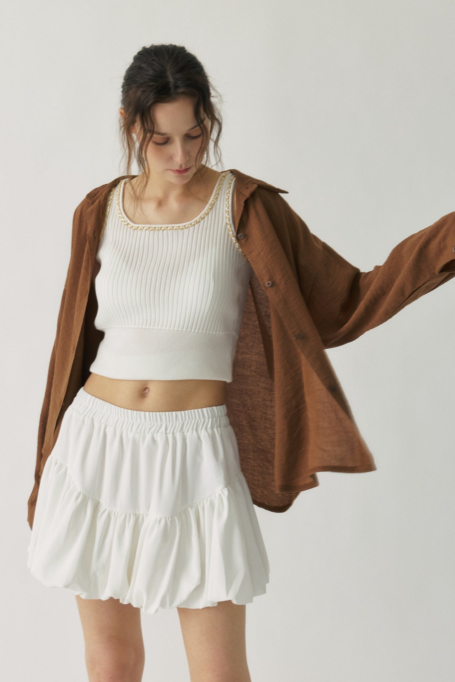 Bella Cloud Bubble Mini Skirt
