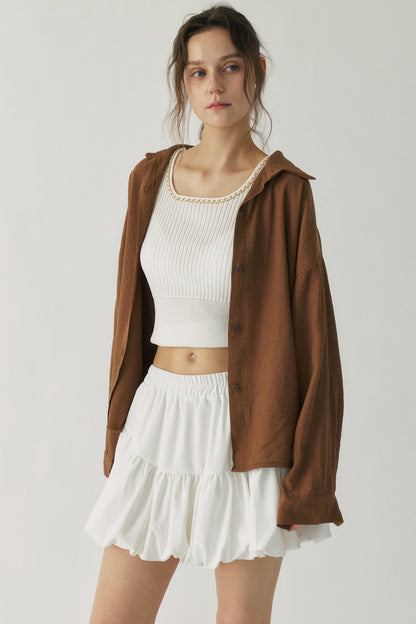 Bella Cloud Bubble Mini Skirt