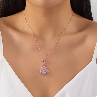Christmas Tree Pendant Necklace