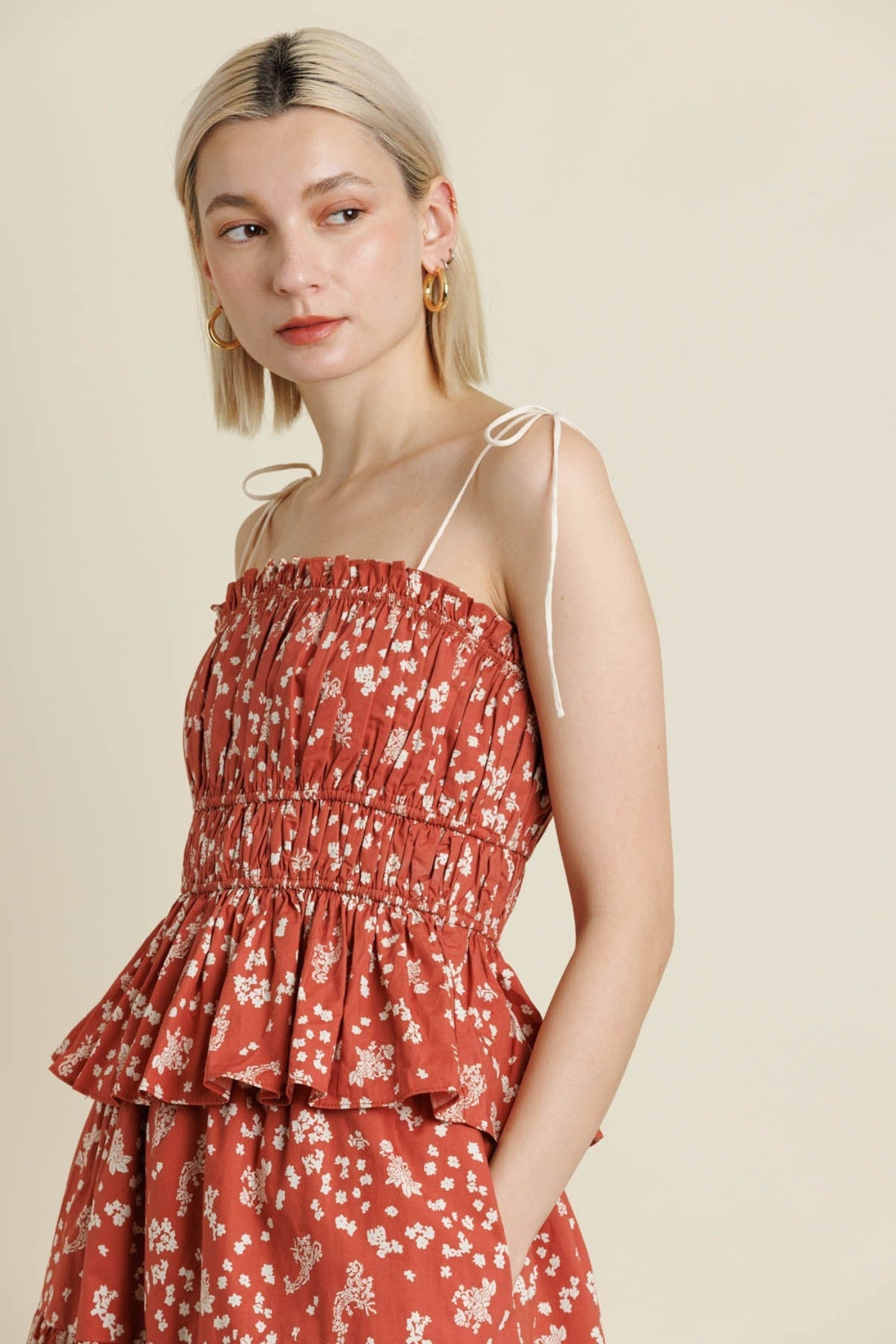 AMAYA FLORAL PRINTED TOP