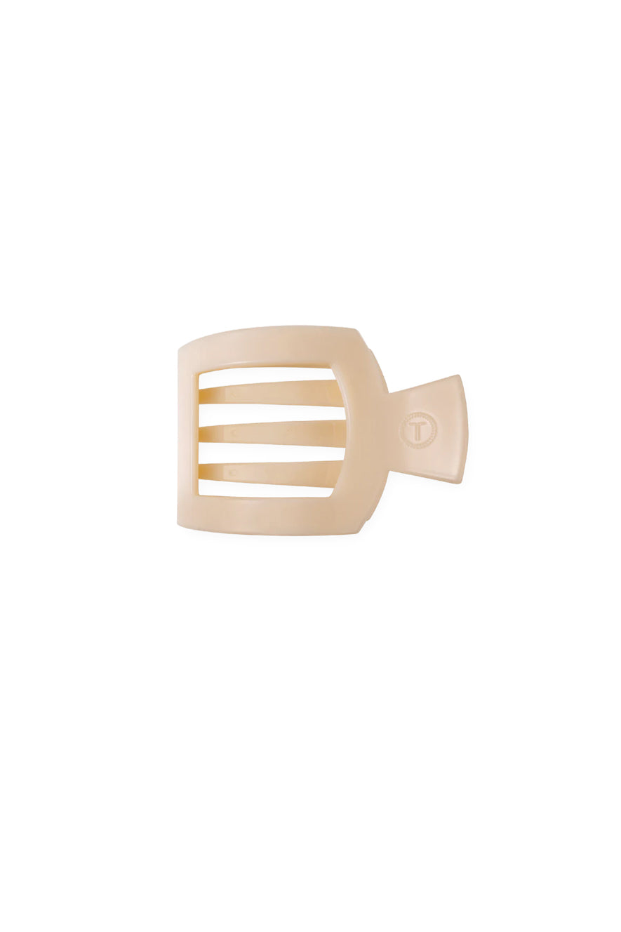 Almond Beige Flat Square Clip