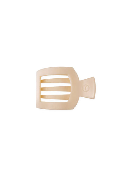 Almond Beige Flat Square Clip