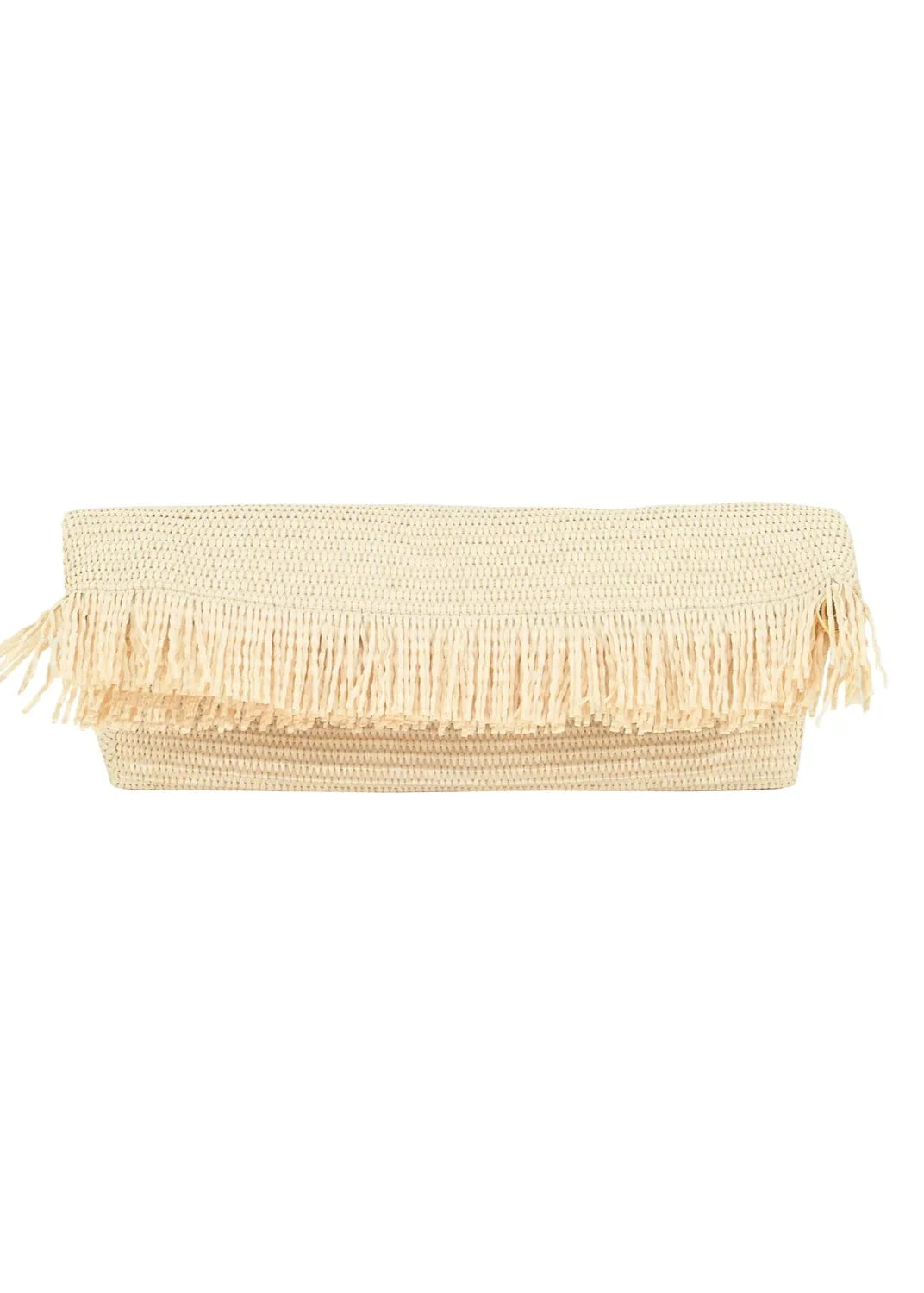 ALAINA STRAW CLUTCH