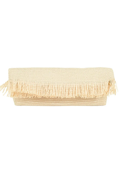 ALAINA STRAW CLUTCH