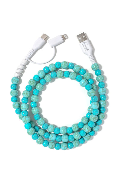 Beaded Dual USB Fast Charging Cables