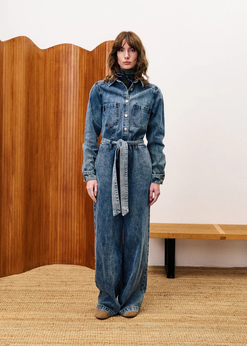VERBANA BLUE DENIM JUMPSUIT