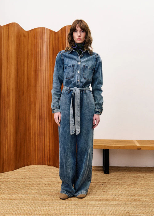 VERBANA BLUE DENIM JUMPSUIT