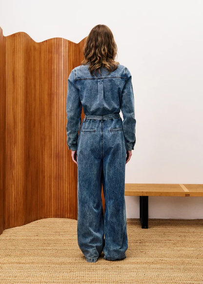 VERBANA BLUE DENIM JUMPSUIT