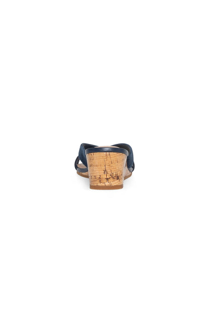 Contessa Wedge Sandals - Navy